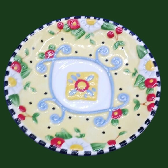 Mary Engelbreit Floral Ceramic Cup & Saucer Set muticolor - Picture 7 of 11